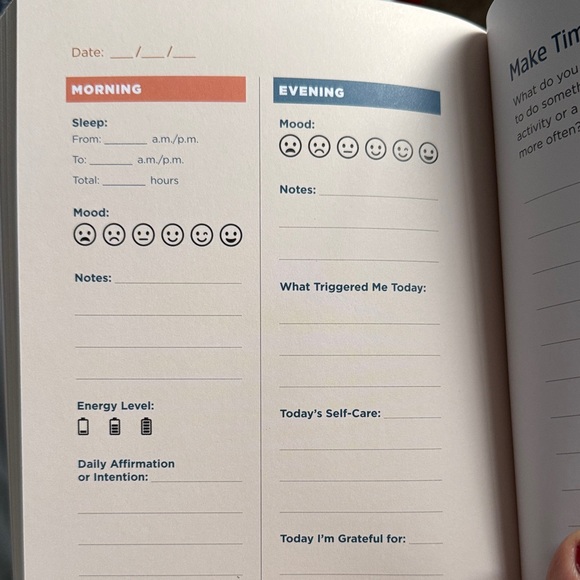 Mental Health Journal Daily Check-In - Orange and Yellow - Picture 14 of 16